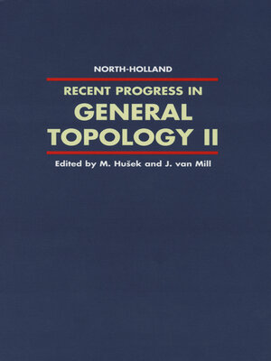 cover image of Recent Progress in General Topology II